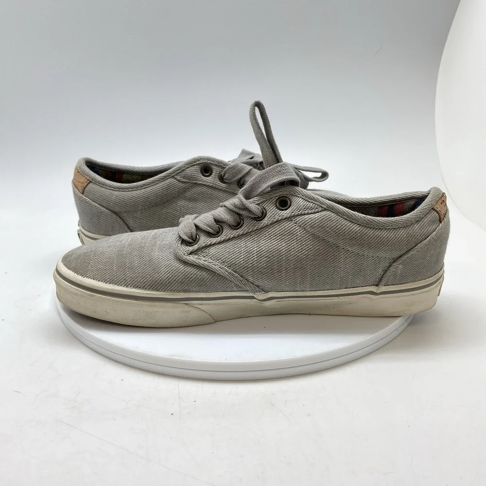 Vans Atwood Deluxe Mens 8.5 Gray‎ Athletic Casual Skater Shoes Sneakers 721356